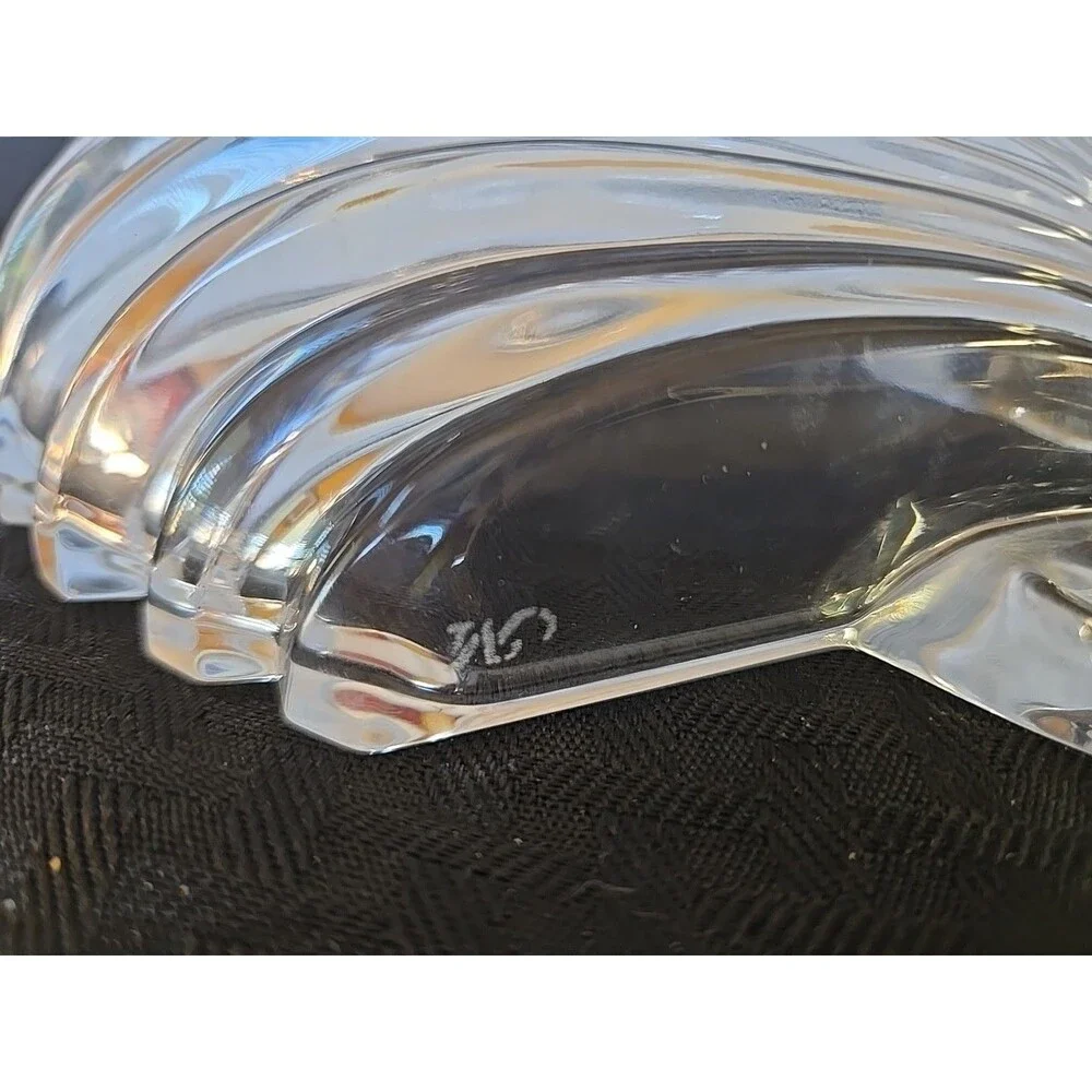 Marquis by Waterford Crystal Shell Trinket Tray Candy Dish Made In Germany
